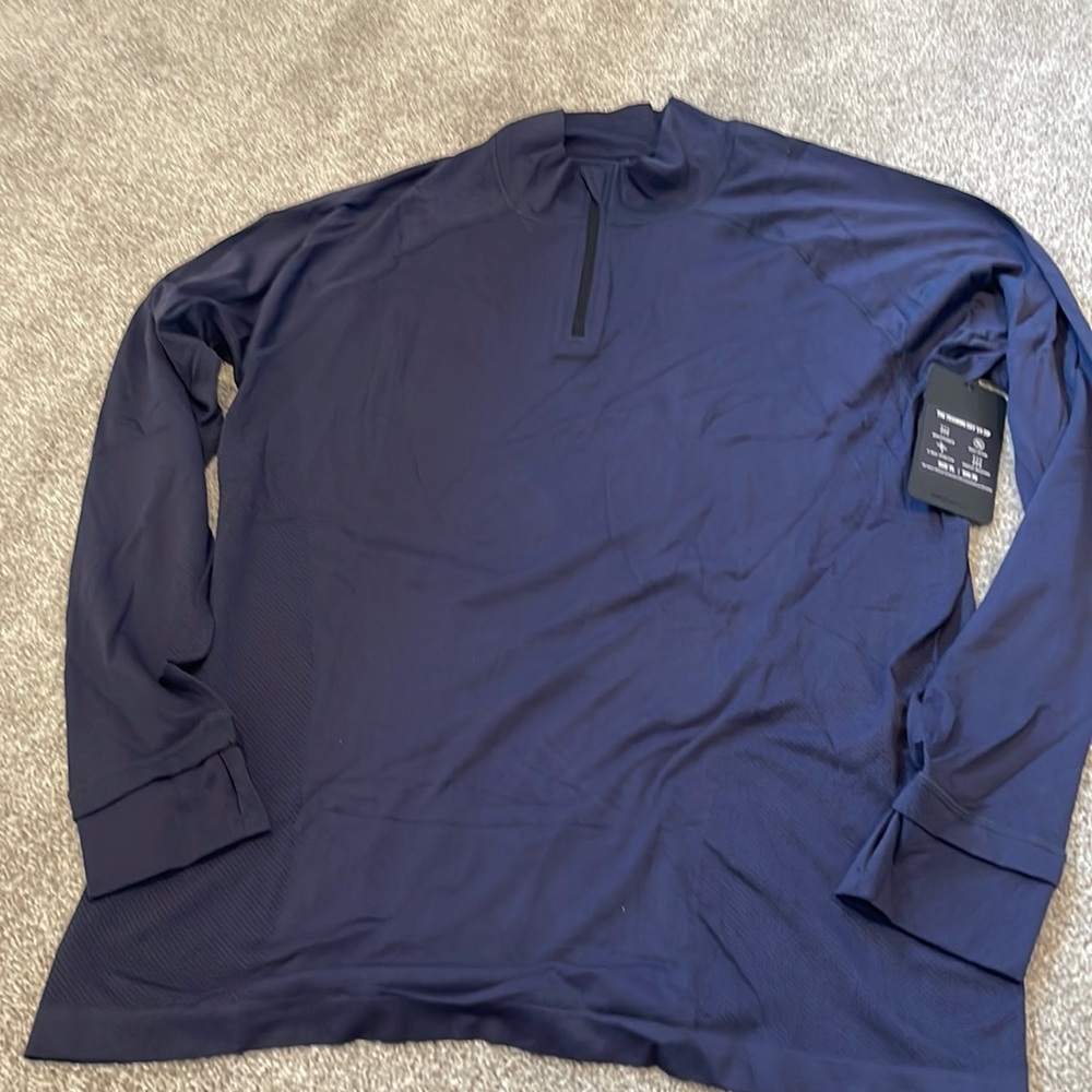 Fabletics XL navy 1/4 zip